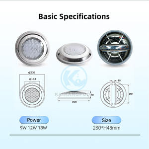 Swime プレミアム<span class=keywords><strong>LED</strong></span>プールライト - IP68防水、プールに最適 - Product Image 3