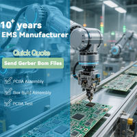 Fournisseur professionnel de PCBA IoT, fabrication OEM SMT, certifié ISO9001, surface HASL pour thermostat intelligent, humidité, qualité de l'air