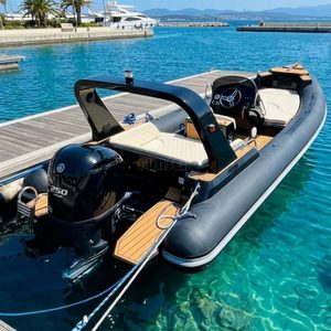 <span class=keywords><strong>Bateau</strong></span> semi-rigide en fibre de verre de 7,6 m de qualité supérieure avec T-TOP, tubes Hypalon, <span class=keywords><strong>bateau</strong></span> <span class=keywords><strong>pneumatique</strong></span> rigide rapide pour les loisirs RIB760 avec/sans <span class=keywords><strong>moteur</strong></span> - Product Image 4