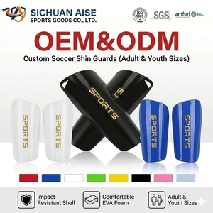 Espinilleras de Fútbol Mini OEM, Tamaño <span class=keywords><strong>Pequeño</strong></span>, Ligeras, Material PP/EVA, Transpirables, Resistentes a Impactos, Diseño Ergonómico, Protección Completa - Product Image 1