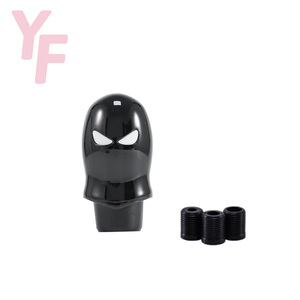 Modifikasyon manuel evrensel reçine siyah hayalet şekli kolu vites araba Shifter kolu vites topuzu - Product Image 3