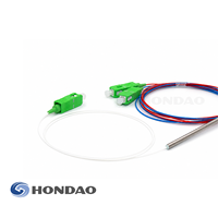 Divisor de Fibra Óptica de 2 Vías 1x2 FBT SC/APC 0.9mm Tubo Suelto para FTTx PON