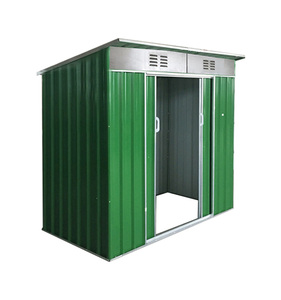 Abri de jardin en métal F0604-H200-S <span class=keywords><strong>6x4</strong></span> pieds, en acier galvanisé, résistant aux intempéries, robuste, caractéristiques OEM - Product Image 1