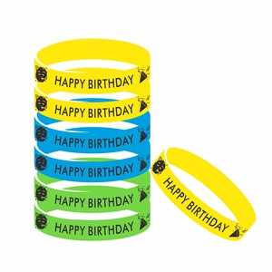 Pulseras de Silicona Personalizadas con Logotipo en Relieve, Impermeables, para Eventos, Fiestas, Recuerdos, <span class=keywords><strong>Cumpleaños</strong></span>, Color Personalizado - Product Image 5