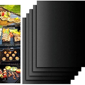 Hot Sale Non-Stick Reusable <strong>BBQ</strong> <strong>Grill</strong> <strong>Mats</strong> Heat Resistant PTFE <strong>Grill</strong> <strong>Mat</strong> Charcoal Cooking Baking - Product Image 2