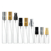 Haute qualité 1ml 1.5ml 2ml 3ml 5ml 10ml petits flacons d'atomiseur de parfum à sertir échantillon bouteille en verre bouteilles de testeur de parfum portables