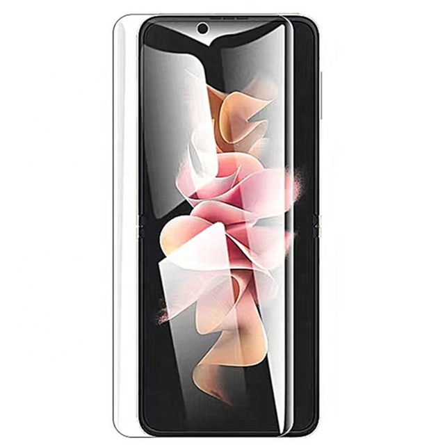 Front Back Flexible 3d Full Cover Hydrogel Film Clear Tpu Screen Protector for Samsung Galaxy Z Flip 4 3 Z Fold 3 5g