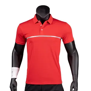 Sports 100% fast dry reflective strip Ag ion anti-bacterial fabric custom polo shirt multicolored polo shirts