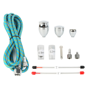 Pistola <span class=keywords><strong>de</strong></span> aerógrafo <span class=keywords><strong>de</strong></span> tres boquillas <span class=keywords><strong>para</strong></span> modelos pequeños, pintura artística y retoque <span class=keywords><strong>de</strong></span> pintura <span class=keywords><strong>de</strong></span> automóviles - Product Image 3