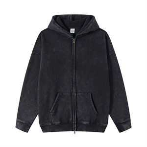Felpa con cappuccio da <span class=keywords><strong>uomo</strong></span> in spugna lavata di alta qualità con stampa personalizzata per abiti firmati ricamati da <span class=keywords><strong>uomo</strong></span> - Product Image 1
