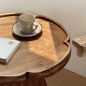 <span class=keywords><strong>Tavolino</strong></span> Laterale Moderno Personalizzabile in Stile Wabi Sabi, Creativo a Forma <span class=keywords><strong>di</strong></span> Tronco d'Albero, <span class=keywords><strong>Tavolino</strong></span> da Caffè in <span class=keywords><strong>Legno</strong></span> Massello per Soggiorno - Product Image 5