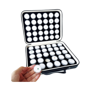 Organisateur de stockage de bijoux en plastique Transparent Portable nouveau Rectangle pour anneau <span class=keywords><strong>pierre</strong></span> nue diamant couleur boîte au trésor affichage - Product Image 4