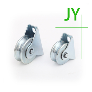 Roulette de support inférieure pour portail coulissant en métal galvanisé double zinc, roulement à billes, poulie - Product Image 6