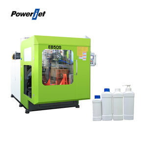 Powerjet tek istasyon plastik 1L 2L 3L 5L bidon üfleme makineleri pp hdpe pe şişe ekstrüzyon şişirme kalıplama makineleri - Product Image 2