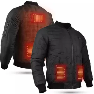 Outdoors Winter Clothes Rechargeable Battery Heated Jacket Man With Infrared Heating