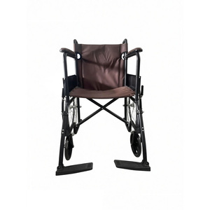 AJ-804B Silla de Ruedas Autopropulsada con Ruedas de 24 Pulgadas, Silla de Ruedas para Rehabilitación con Reposapiés Abatible - Product Image 4