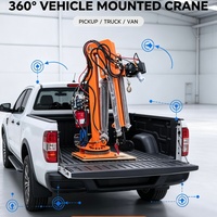 Grue de voiture hydraulique personnalisée 1 tonne 12V, petite grue à flèche télécommandée pour camion