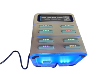Station de location de batteries externes à 8 baies, en ABS, 5V2A, avec support vocal OEM