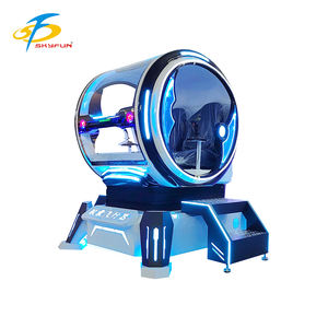 Skyfun 9D VR Cinema 2 plazas Realidad Virtual Simulador de cápsula espacial Interior/Exterior Fibra de vidrio Metal Flying Parques temáticos - Product Image 4