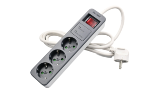 Bền công nghiệp <span class=keywords><strong>3</strong></span>-cách mở rộng <span class=keywords><strong>Power</strong></span> Strip 16A với <span class=keywords><strong>3</strong></span> AC cửa hàng và 2 cổng USB Surge bảo vệ - Product Image 5