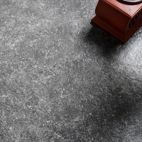 Carreaux de sol en céramique gris mat modernes 600x600, aspect granit, antidérapants, durables, épaisseur 9 mm, faible absorption d'eau, minimalistes