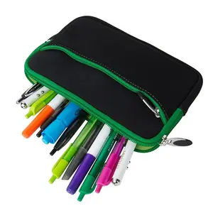 Neoprene Makeup Bag Multipurpose Storage Organizer Pencil Case Bag With Dependable Metal Zippers