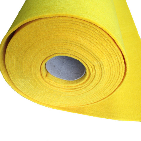 Huasheng 3mm Thick Plain 100% Polyester Non-Woven Felt Fabric Needle-Punched Anti-Pull for Handbags Luggage Hebei Origin