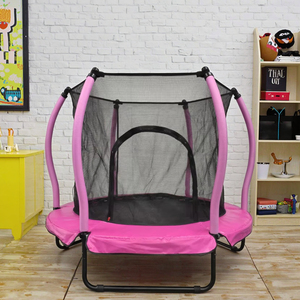 <span class=keywords><strong>Trampoline</strong></span> d'intérieur pour enfants Zoshine avec filet de protection haute densité, ressorts anti-rouille robustes, stable et silencieux - Product Image 1
