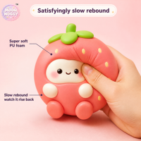 Jouet Squishy Thème Fruits Mignons, Boîte Mystère Aléatoire, Jouet Anti-Stress à Remontée Lente, Cadeau pour Enfants, Juguetes en Gros
