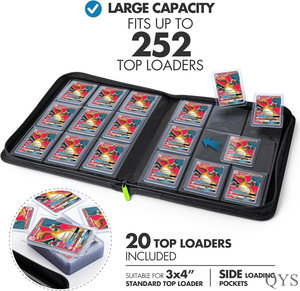 YY Álbum Toploader PU 9 Bolsillos Colorido Carpeta Premium para Cartas - Product Image 3