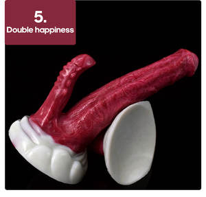 Consolador de doble cabeza de NNSX-5024 para mujer y hombre, pene realista y grueso, <span class=keywords><strong>Vagina</strong></span> de inserción de silicona, novedad de 2022 - Product Image 6