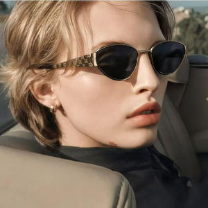 यूरोपीय अमेरिकी फैशन नए हाई-एंड Uv400 अंडाकार धूप चश्मा मॉडल 5008 इंटरनेट लोकप्रिय ट्रेंडी स्ट्रीट शूटिंग पूर्ण फ्रेम - Product Image 1