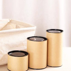 Logo personnalisé Papier Kraft Tube Tube En Papier Avec Couvercle En Métal/Carton Boîte Avec Couvercle En <span class=keywords><strong>Fer</strong></span> - Product Image 6