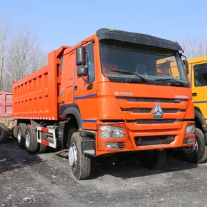 Giá rẻ 371hp-420hp sử dụng HOWO Dump tipper xe tải 6x4 Dump xe tải để bán
