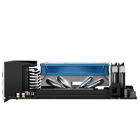 Refroidisseur de processeur haute performance 1700/115x/1200 pour carte mère Itx Mini boîtier de refroidisseur de processeur ultra-mince et silencieux adapté au boîtier Htpc