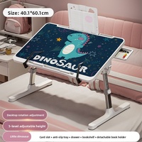 Petite table de lit convertible, pliable, en métal, réglable en hauteur, avec surface en bois, pour dortoir, étudiant, ordinateur portable, bureau d'étude