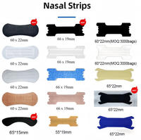 Bandes nasales anti-ronflement hypoallergéniques certifiées CE pour adultes - Utilisation sportive 66x19mm Tissu non tissé Durée de vie de 2 ans MSDS/Reach