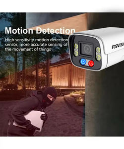 Fosvision kamera <span class=keywords><strong>Ip</strong></span> Poe <span class=keywords><strong>4k</strong></span> 8MP, kamera keamanan luar ruangan penglihatan malam warna penuh tahan air peluru 8mp <span class=keywords><strong>265</strong></span> - Product Image 6
