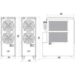 เครื่องจ่ายเบียร์แบบติดตั้งใต้เคาน์เตอร์ DryWet 150K H4 Profi - Product Image 3