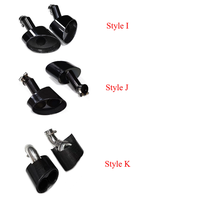 Tuyaux d'échappement de voiture SYPE pour Audi A6 LA7 C8 up S6 S7 Acier inoxydable Fibre de carbone Performance Embouts d'échappement Système Quad Embout de silencieux