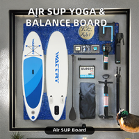 Planche gonflable en PVC pour le yoga avec sac et accessoire de réparation Accès facile à l'air sup