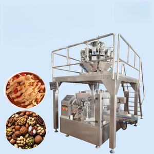 Machine d'emballage rotative industrielle pour sachets préformés, granulés et snacks, système d'emballage haute vitesse <span class=keywords><strong>Pick</strong></span>-Fill-Seal - Product Image 2