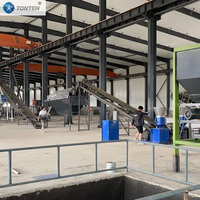 Petite ligne de production d'engrais organique Machine complète de fabrication d'engrais organique