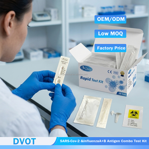 COV Influenza A+B Antigen Combo Rapid <strong>Test</strong> <strong>Kit</strong> for Fast <strong>Flu</strong> Detection, High Accuracy, Easy to Use, CE Certified, OEM Available - Product Image 1