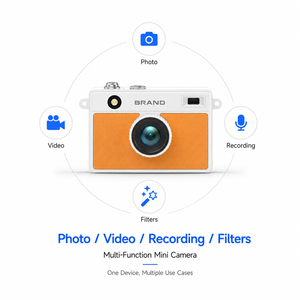 Mini caméra compacte 20MP avec sortie photo, capteur CMOS, avec porte-clés, pour les voyages, caméra numérique pour enfants - Product Image 1