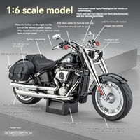 Model Motor Diecast RC Haley Skala 1:6 Multifungsi Dengan Semprotan, Mainan Elektrik Seru, Barang Baru Teknologi Tinggi, Mainan Diecast Logam