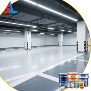 Peinture de sol époxy de qualité industrielle, haute résistance à l'usure, écologique, pour parkings, revêtement en caoutchouc pour bateaux, couleur personnalisée - Product Image 1