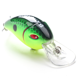 Vente en gros LFC02 leurre de pêche 6 couleurs disponibles appâts artificiels à manivelle avec hameçons aigus <span class=keywords><strong>action</strong></span> flottante plastique dur - Product Image 4
