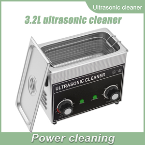 Nettoyeur à ultrasons de bureau électrique 120W avec réservoir de 3L, chauffant, pour bijoux, <span class=keywords><strong>lunettes</strong></span> et usage domestique - Product Image 1