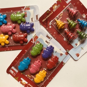 Emballage personnalisé <span class=keywords><strong>de</strong></span> haute qualité non toxique 3D Crayons <span class=keywords><strong>en</strong></span> plastique sur le thème <span class=keywords><strong>de</strong></span> Noël avec livret pour enfants Jouets <span class=keywords><strong>de</strong></span> <span class=keywords><strong>dessin</strong></span> promotionnels - Product Image 6